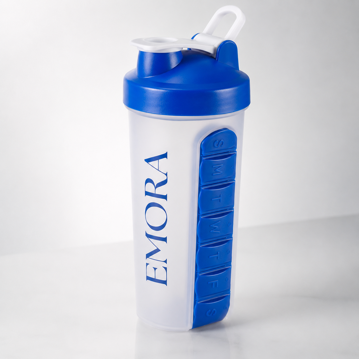 Emora 2 in 1 Water Bottle With Pill Container